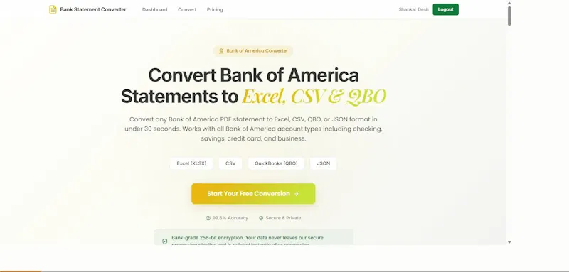 Bank Statement Converter 2.0 screenshot 3