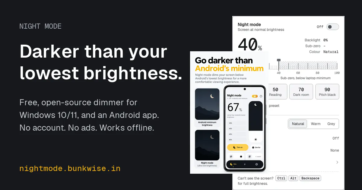 Night mode gallery image