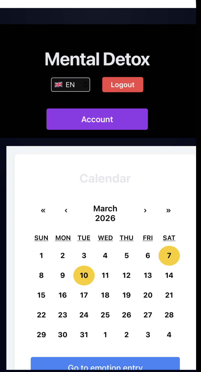 Mental Detox - Product Hunt launch logo and brand identity