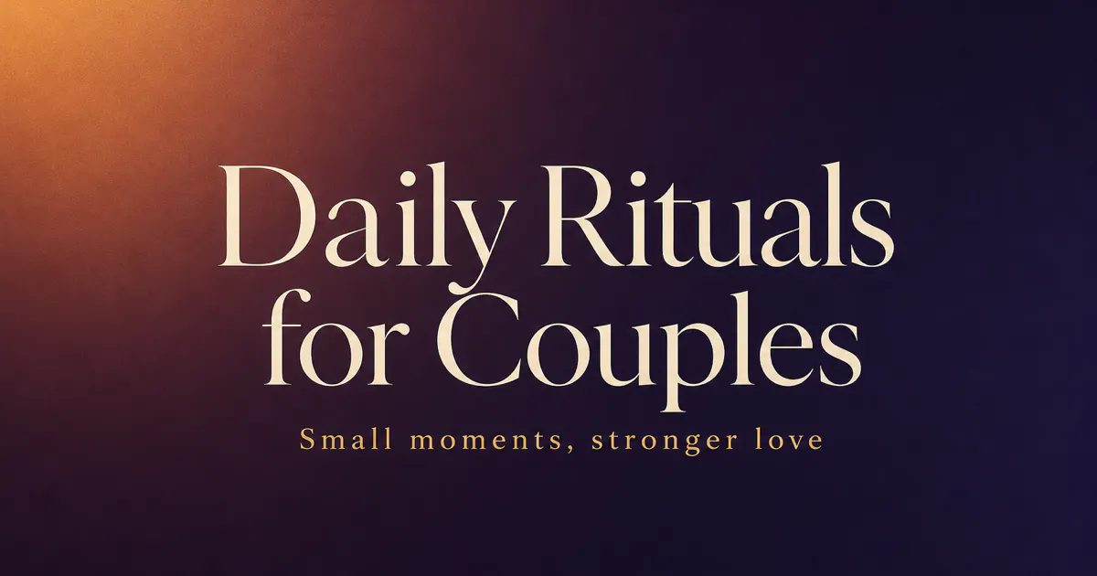 Daily Rituals for Couples gallery image