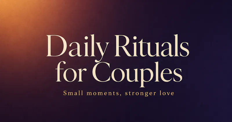Daily Rituals for Couples screenshot 1