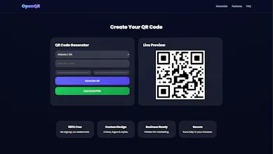 OpenQR — Free QR Code Generator gallery image