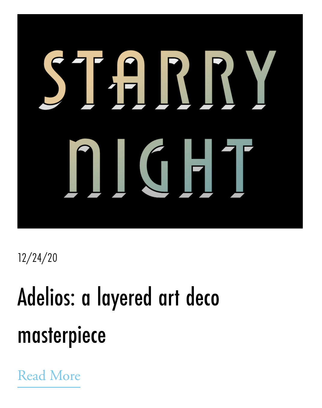 The Daily Typographic. gallery image