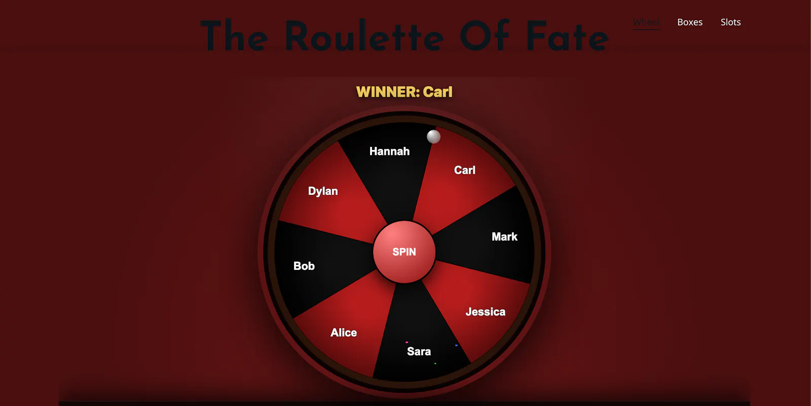 Roulette of Fate screenshot 3