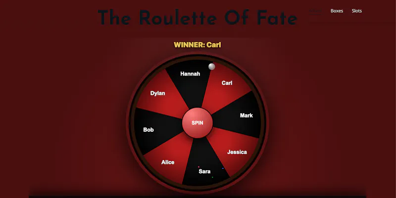Roulette of Fate screenshot 3