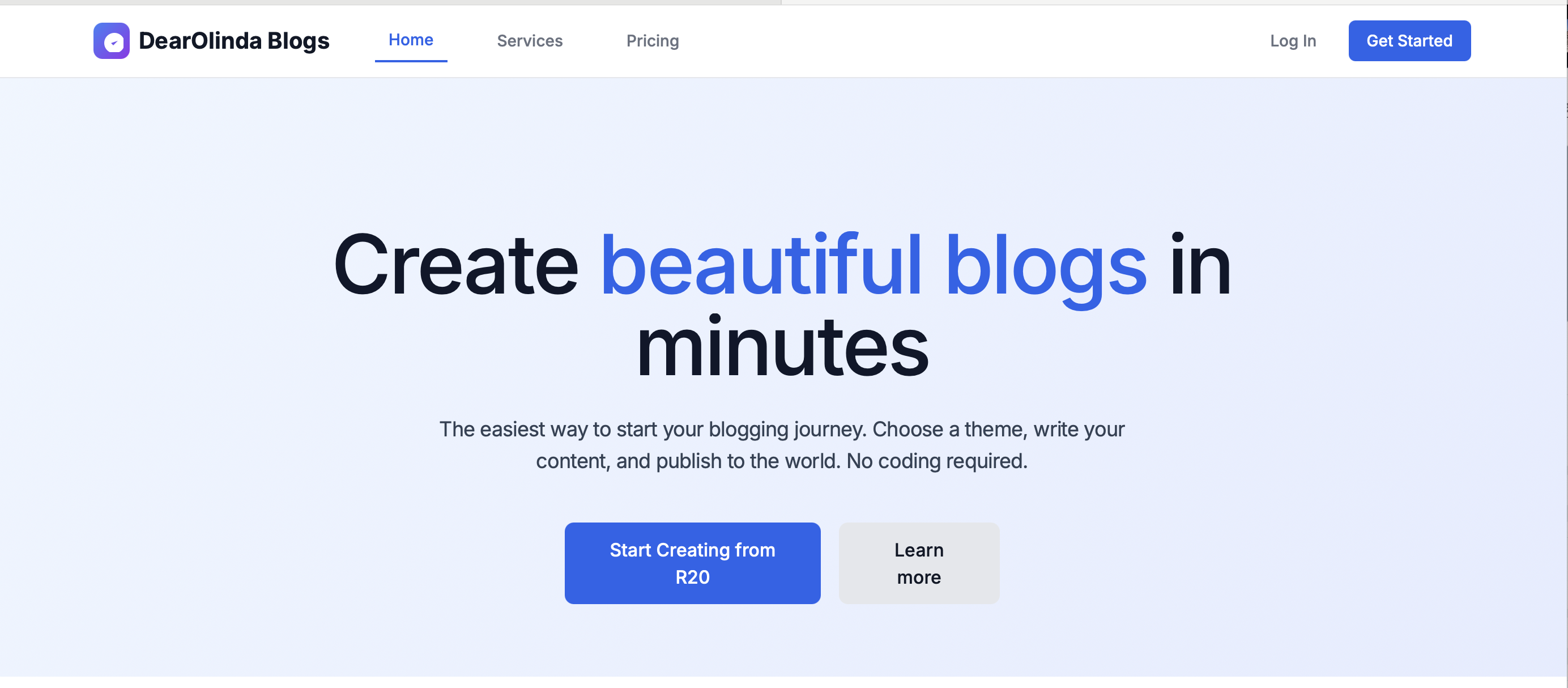 DearOlinda Blogs - Create beautiful blogs 미디어 1