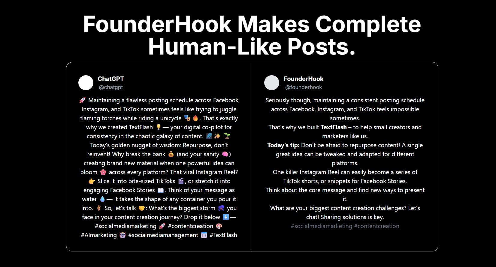 FoundersHook - Screenshot 4 showing product features and functionality
