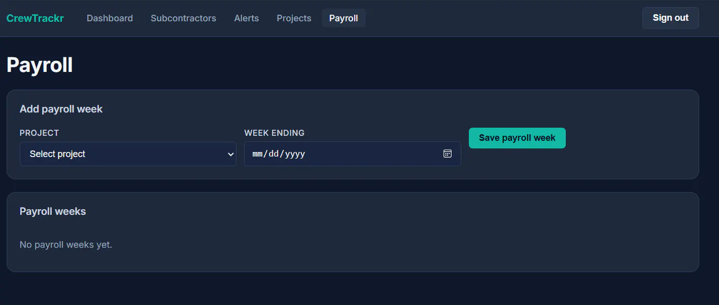 CrewTrackr gallery image