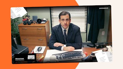 If Michael Scott used Zoom gallery image