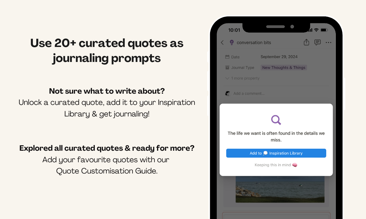 Guided Notion Journal for Mental Health gallery image