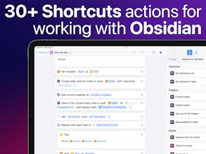 Actions for Obsidian gallery image