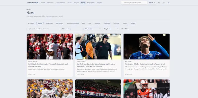 LiveStatsHub screenshot 7