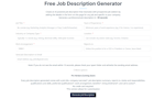 Job Description Generator image