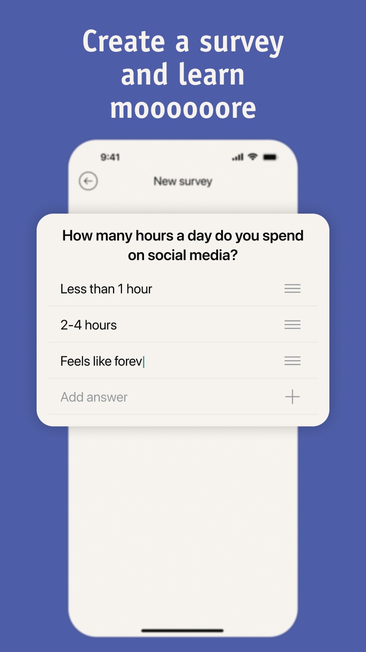 Surveva: global social polling gallery image