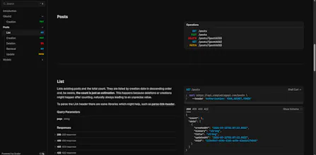 Simple Blog API gallery image