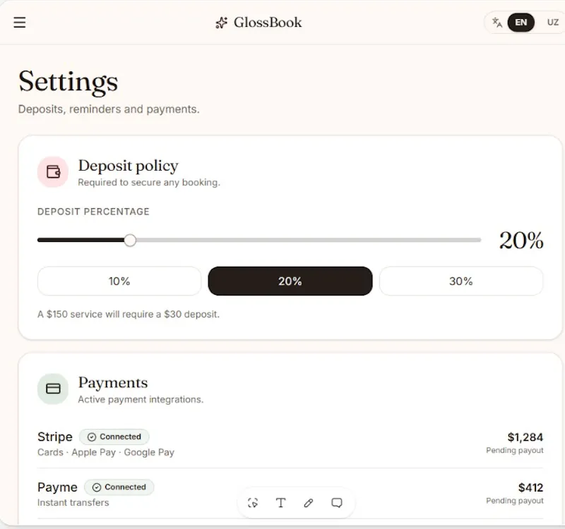 GlossBook screenshot 3