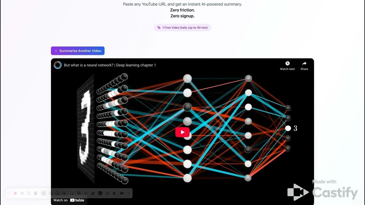 YouTube Summarizer gallery image