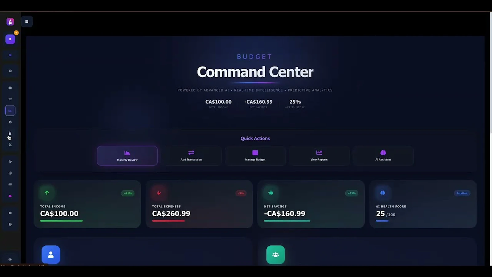 BudgetTrek screenshot 1 (video preview)