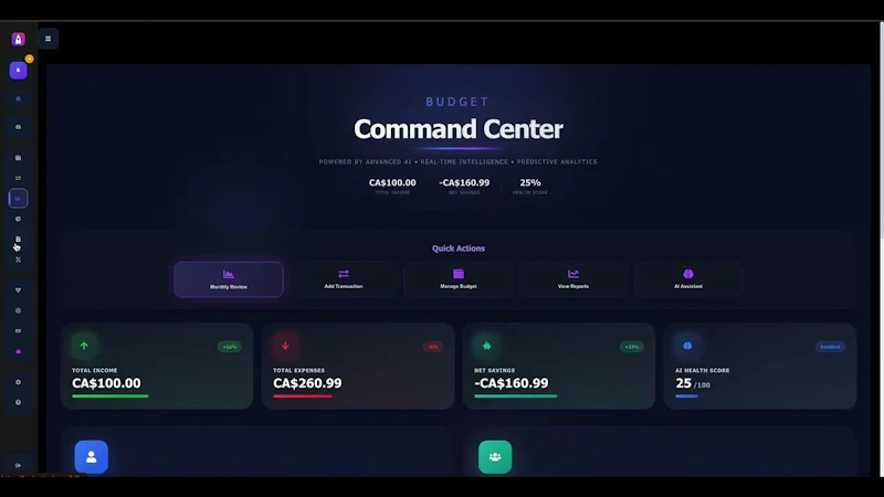 BudgetTrek screenshot 1 (video preview)