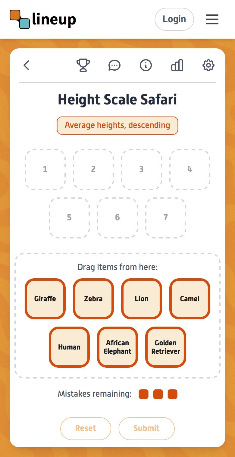 Line -up puzzelspel media 4