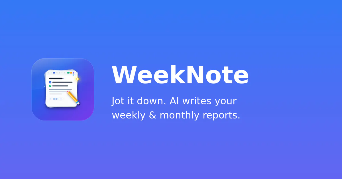 WeekNote gallery image