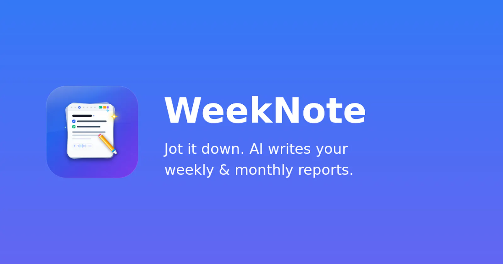 WeekNote screenshot 1