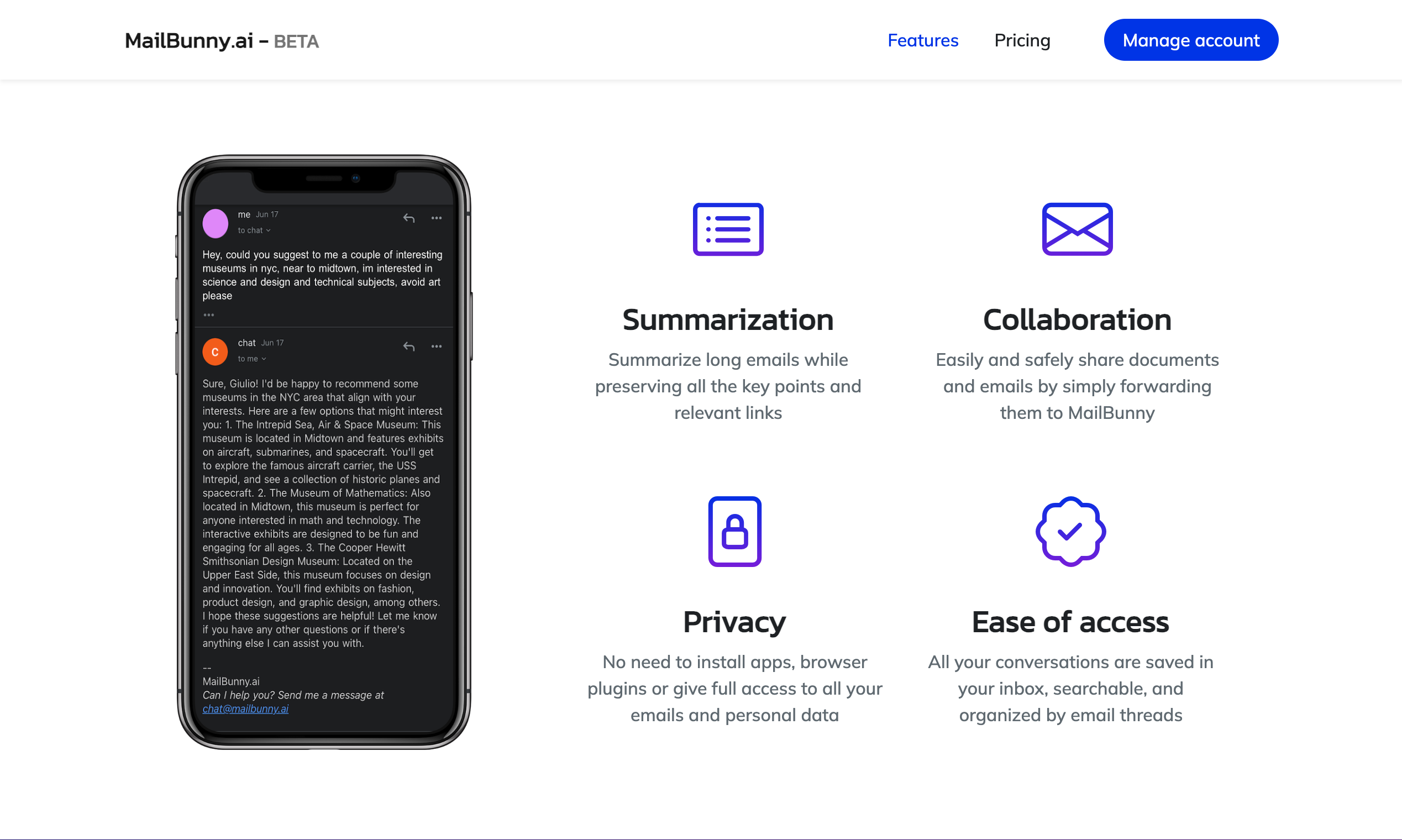 MailBunny.ai - 이메일 기반 AI Assistant, Collaborate, Summarize 및 More 미디어 2