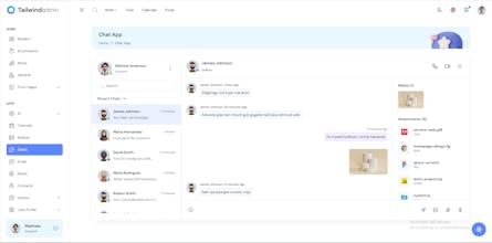 Tailwindadmin gallery image