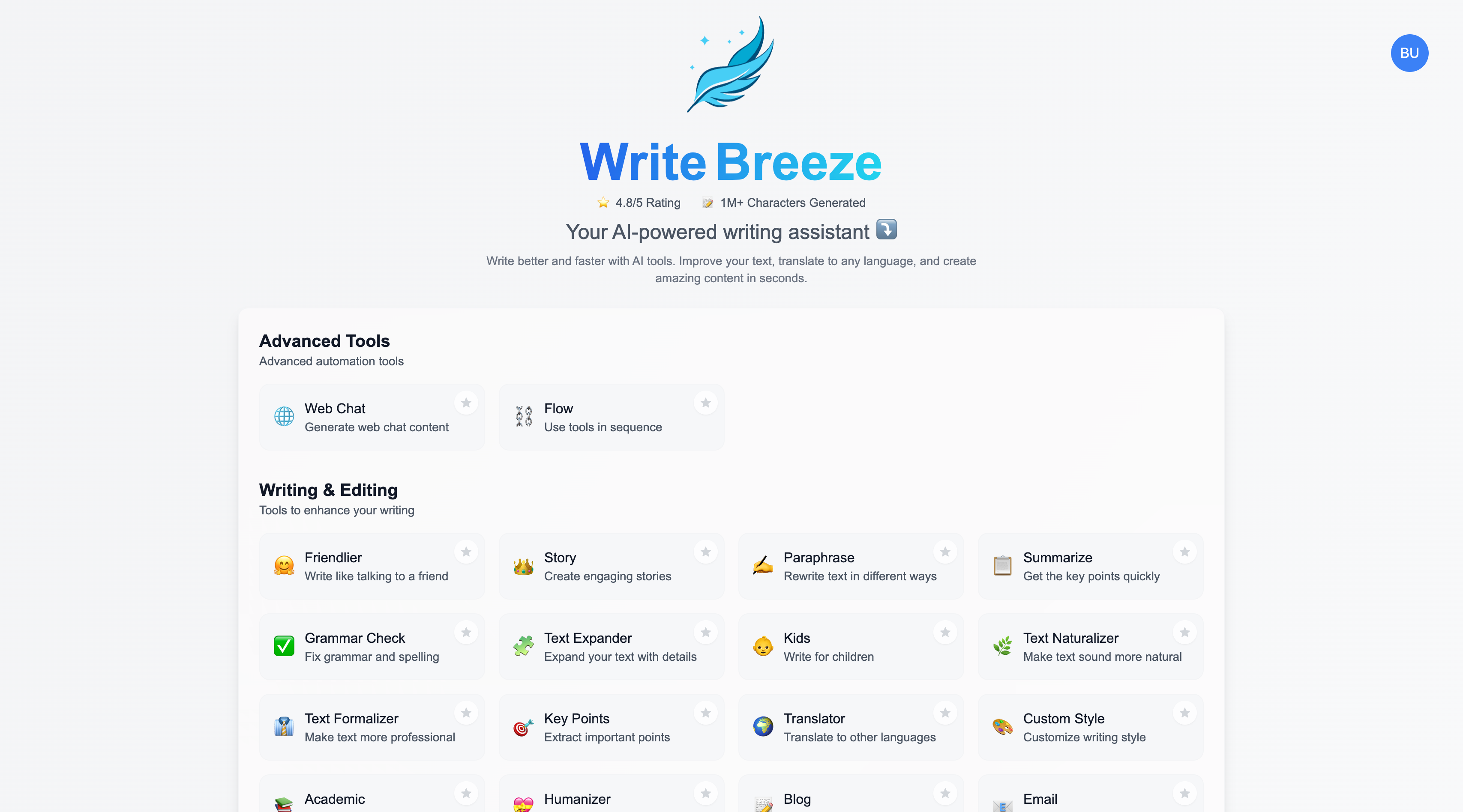 Write Breeze screenshot 3 Write Breeze screenshot 3