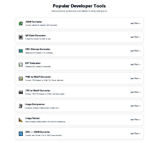 DailyCodeTools - Screenshot 3 showing product features and functionality