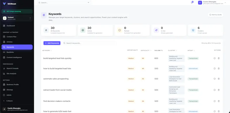 SEOBeast screenshot 3
