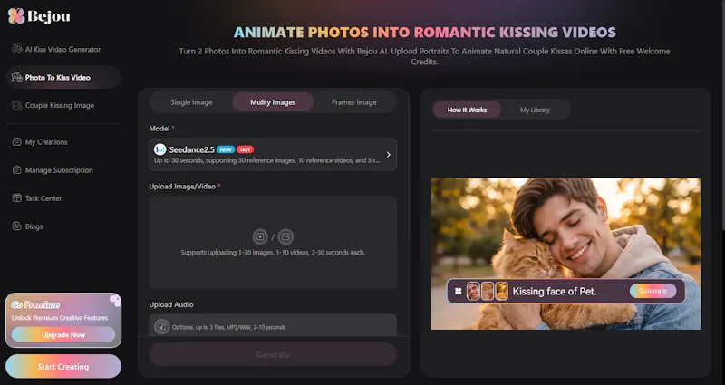 Bejou AI: AI Kiss Video Generator screenshot 4