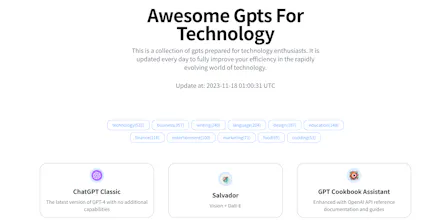 Awesome Gpts of technology gallery image