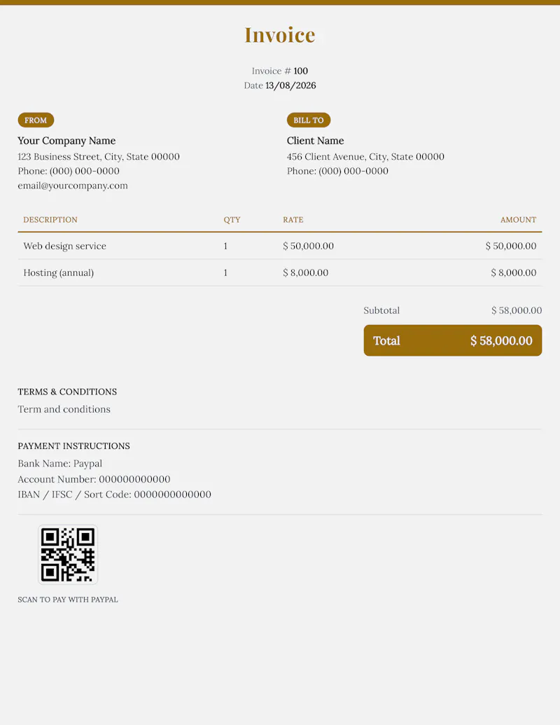 QR Invoice Generator screenshot 3