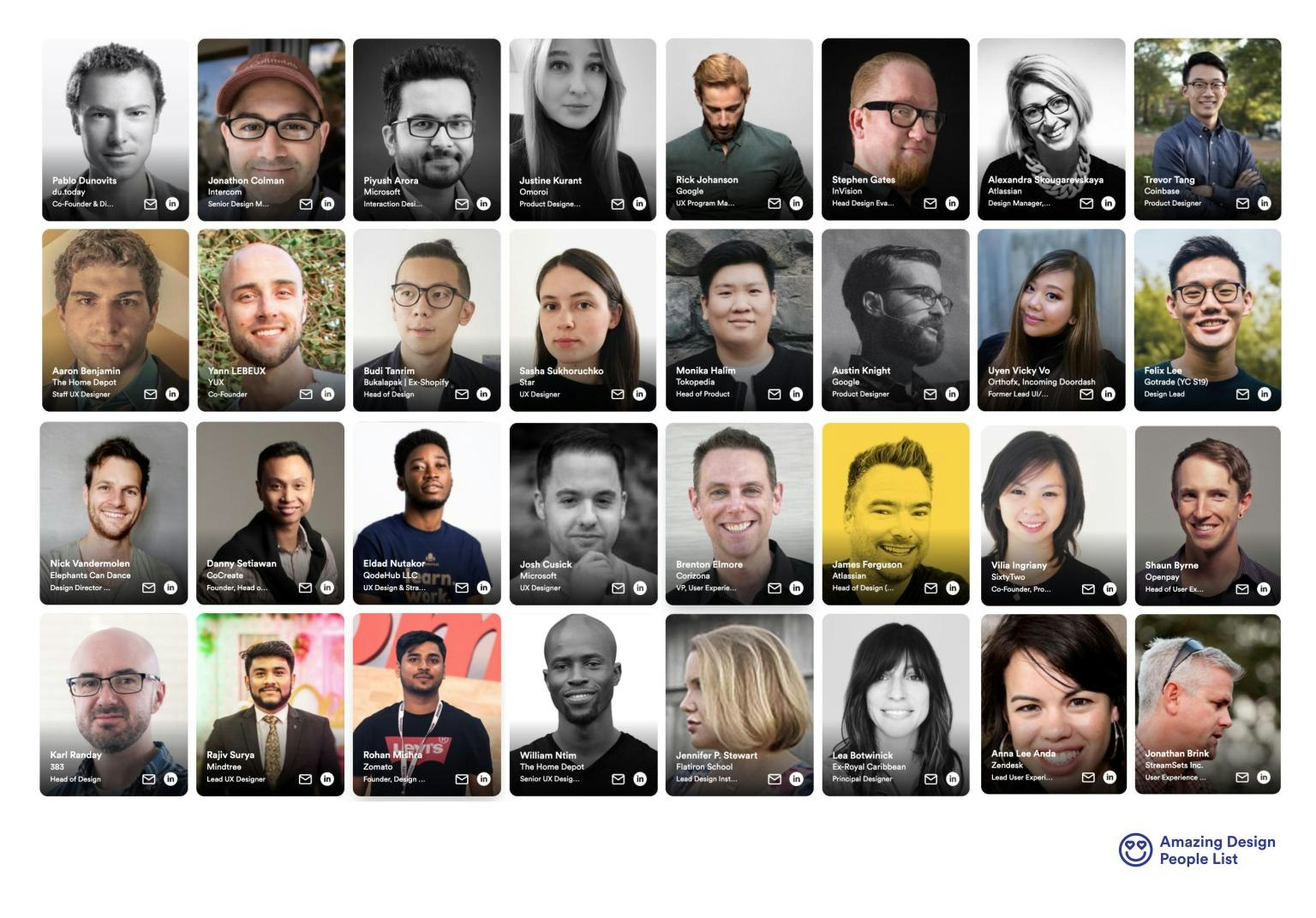 Amazing Design People List gallery image