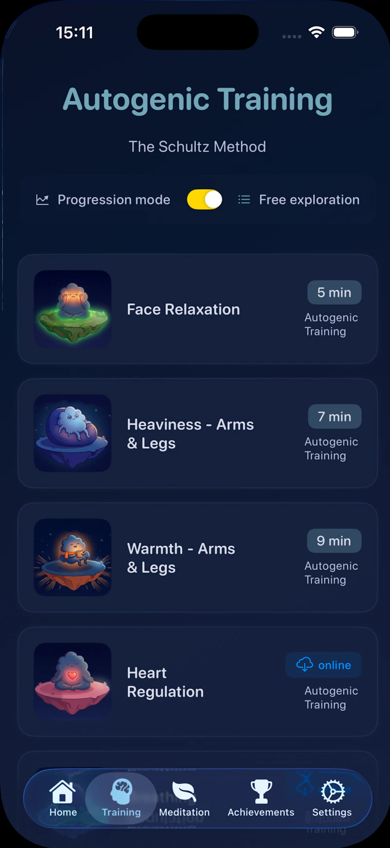 Autogenia Calm & focus meditation screenshot 5