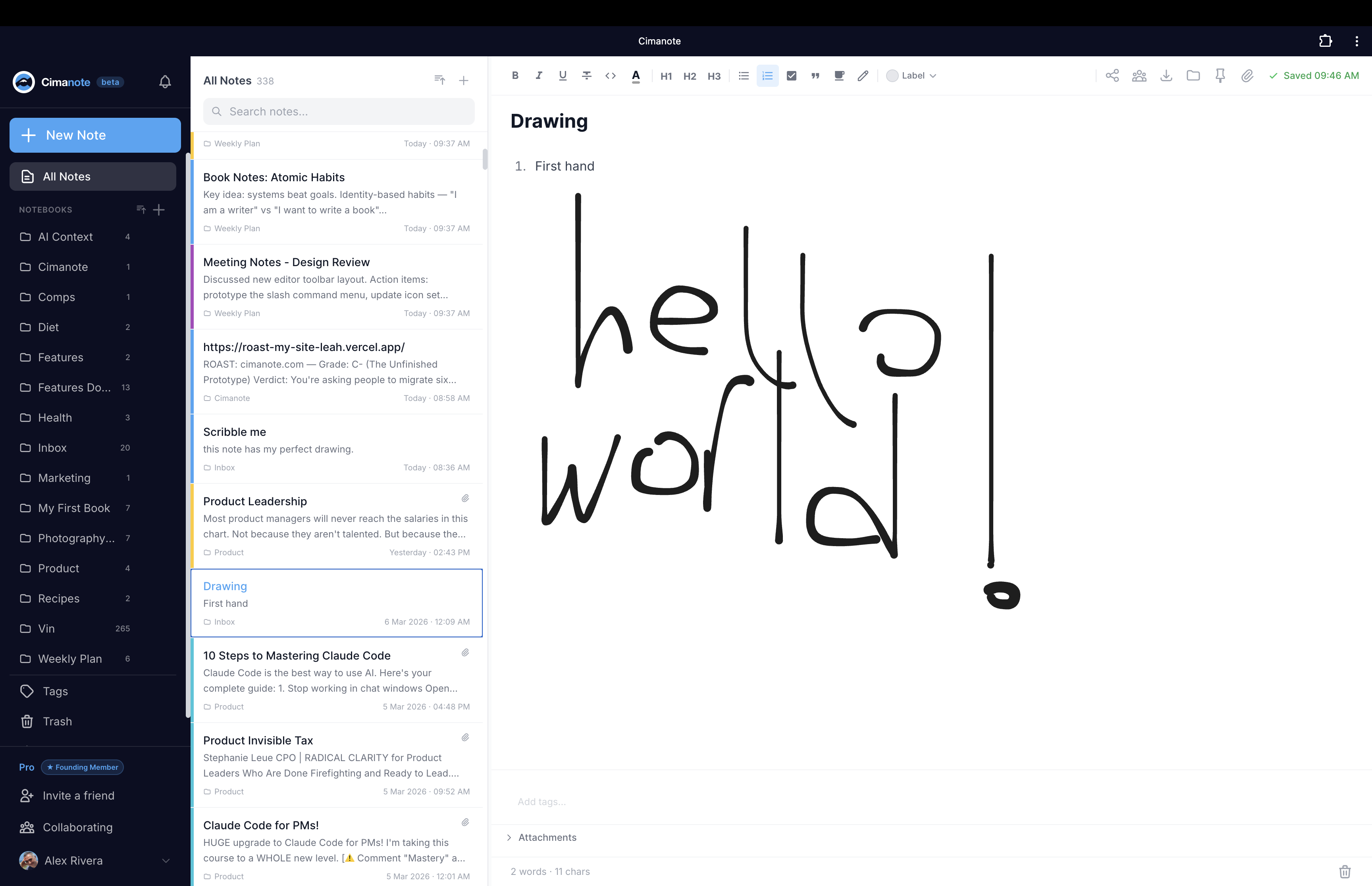 Cimanote gallery image
