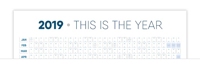 This Is the Year Poster Calendar gallery image