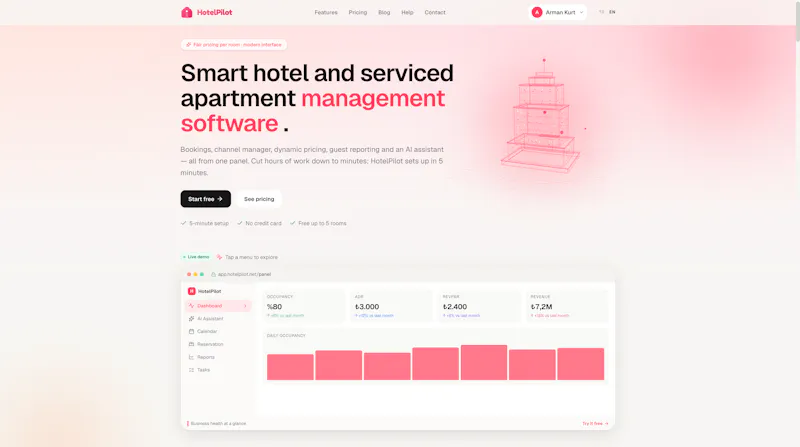 HotelPilot screenshot 1