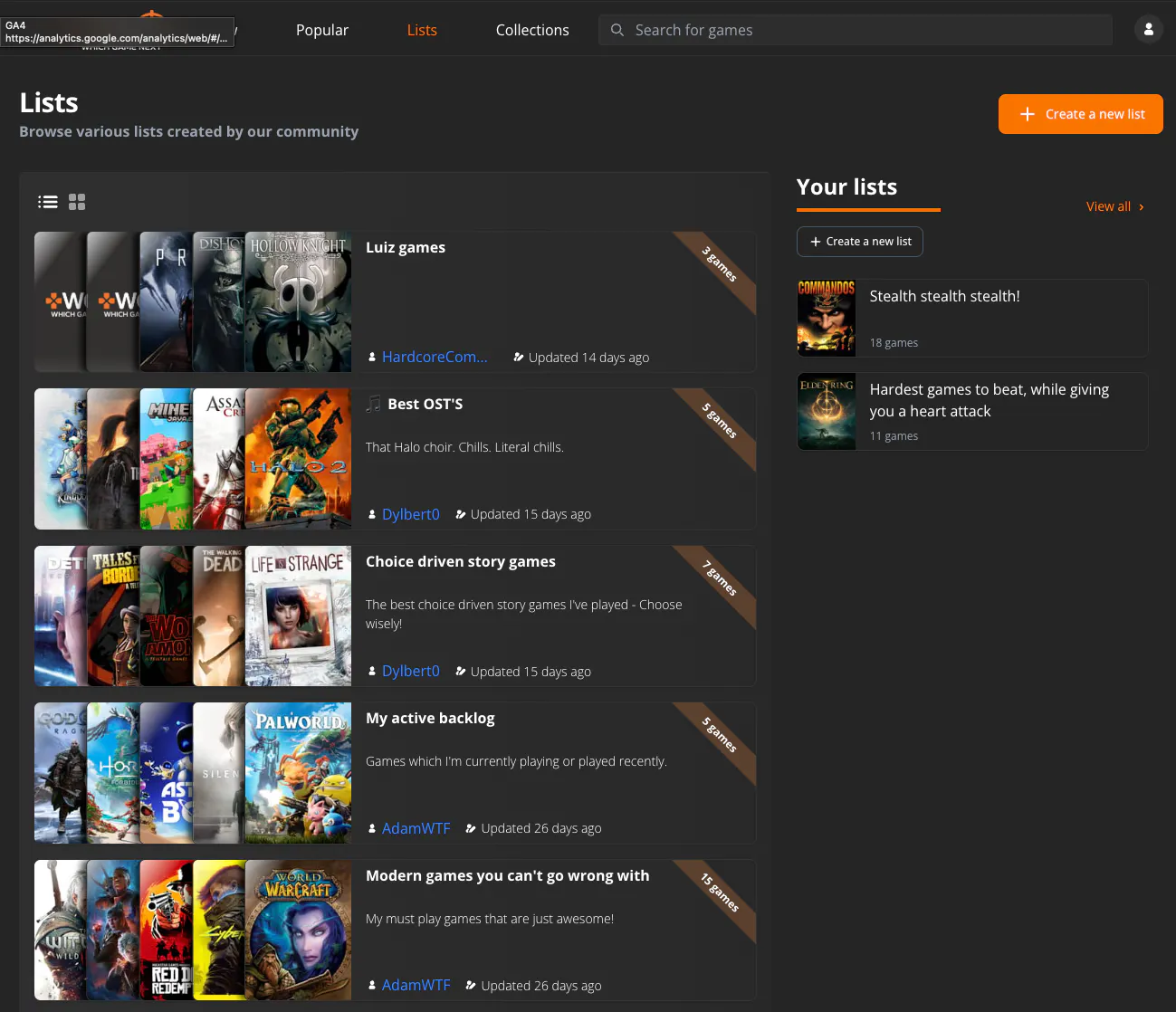 WhichGameNext gallery image