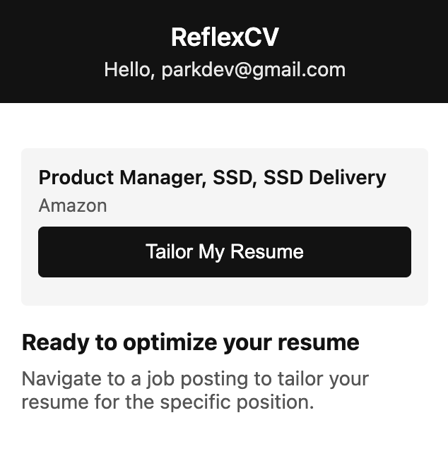 ReflexCV-Tailor Your Resume  In 1 Click. media 4