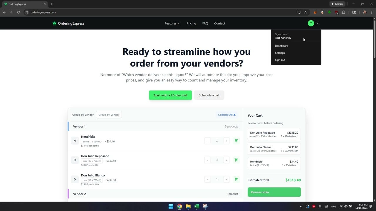 OrderingExpress gallery image