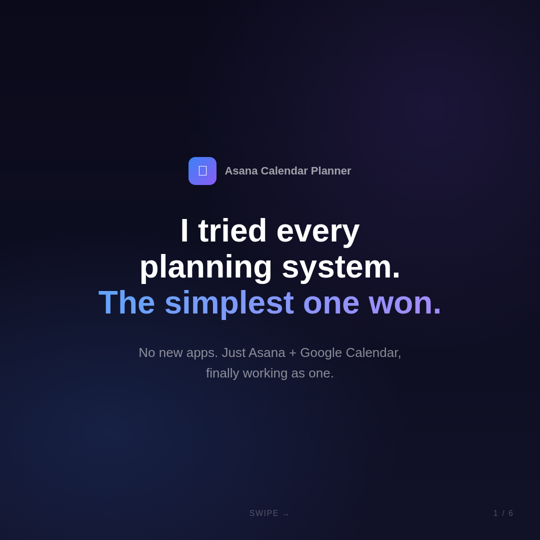 Asana Calendar Planner gallery image