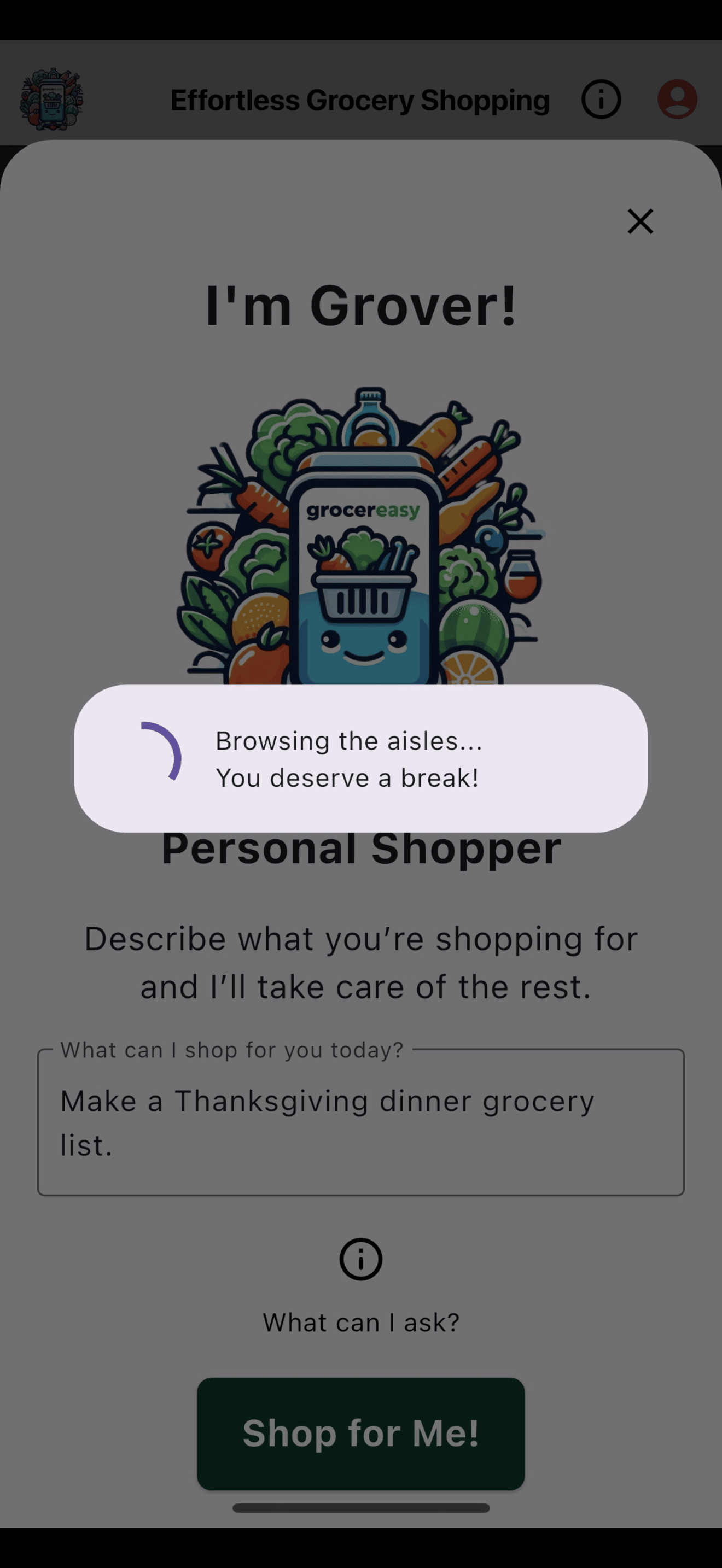 Mídia 4 de Grocerease - Listas de supermercados que compram eles mesmos