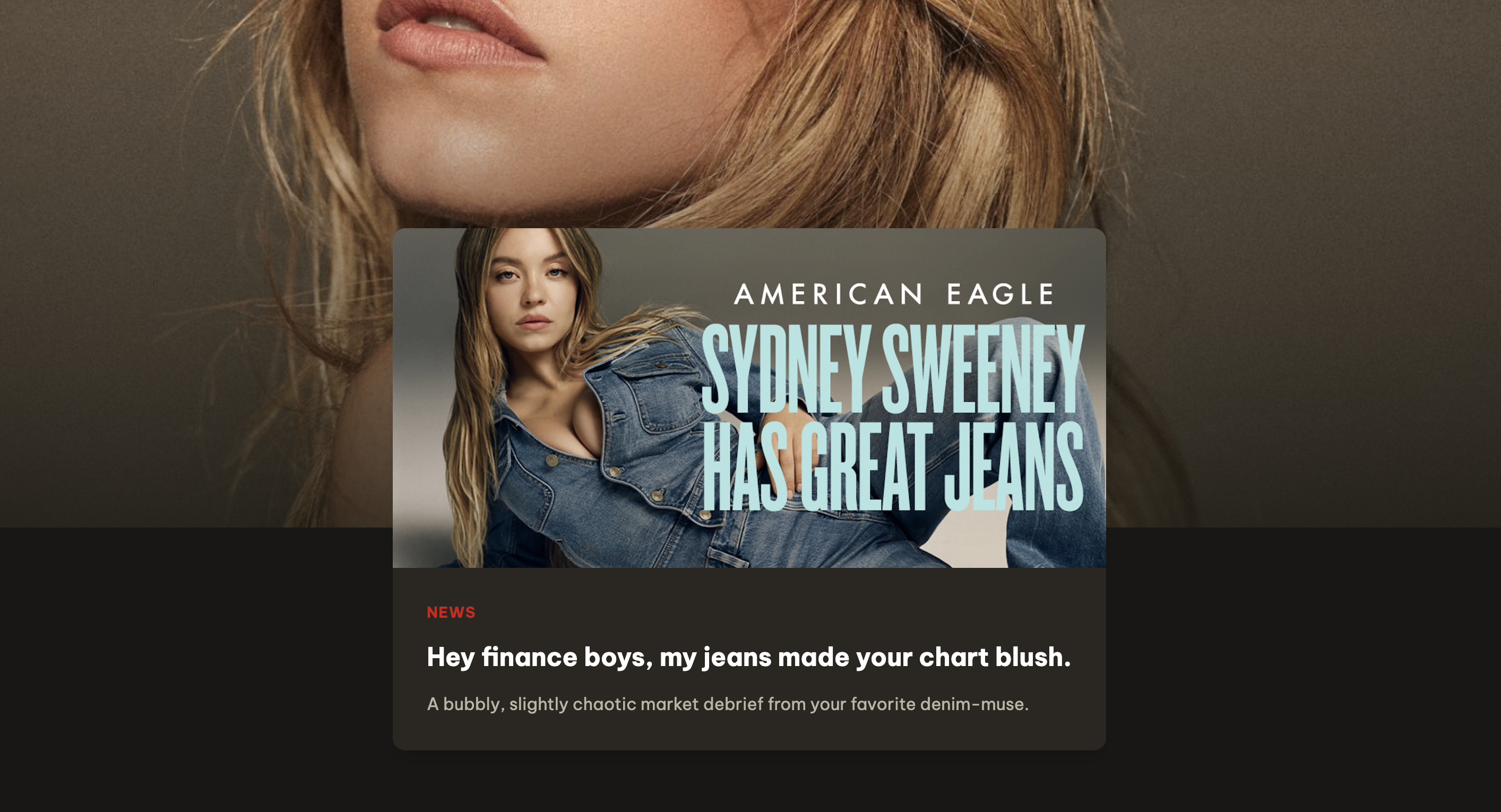 Sydney Sweeney Index media 2