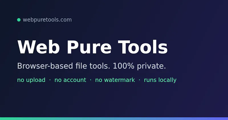 Web Pure Tools screenshot 1