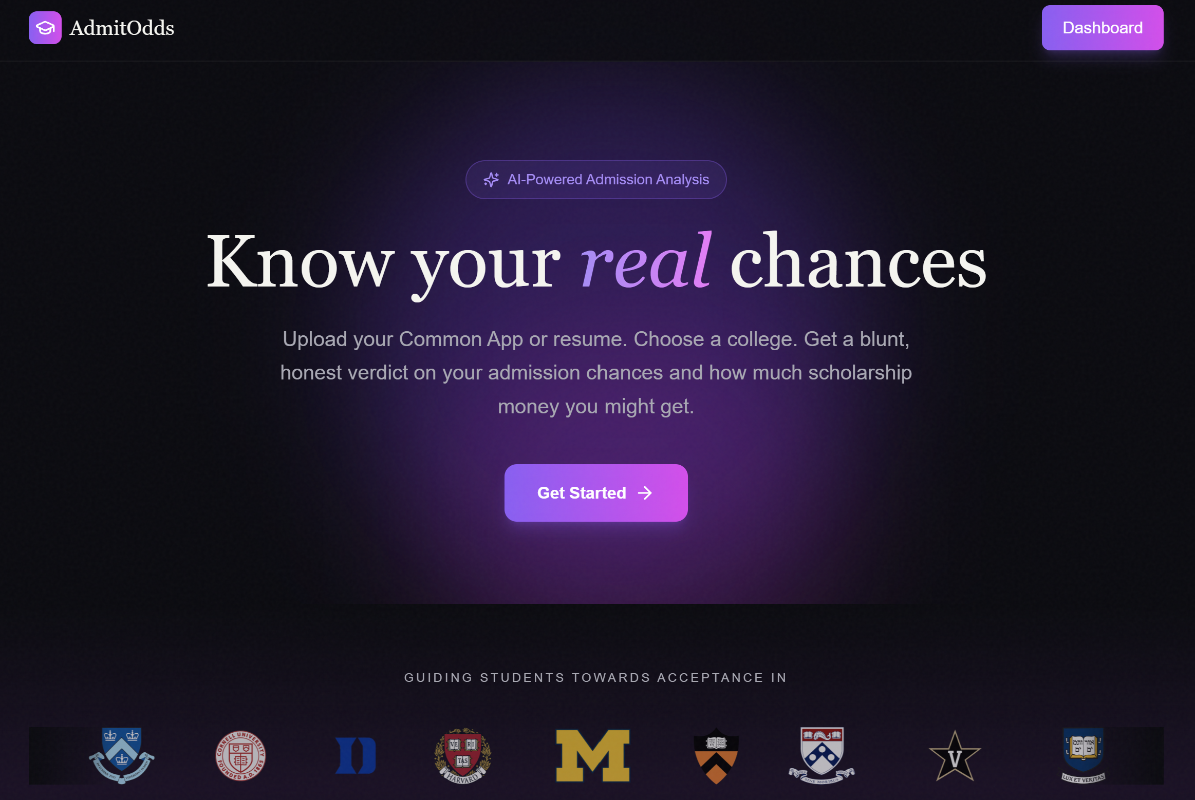 AdmitOdds — Know Your Real Chances gallery image