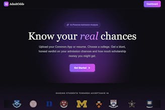 AdmitOdds — Know Your Real Chances gallery image