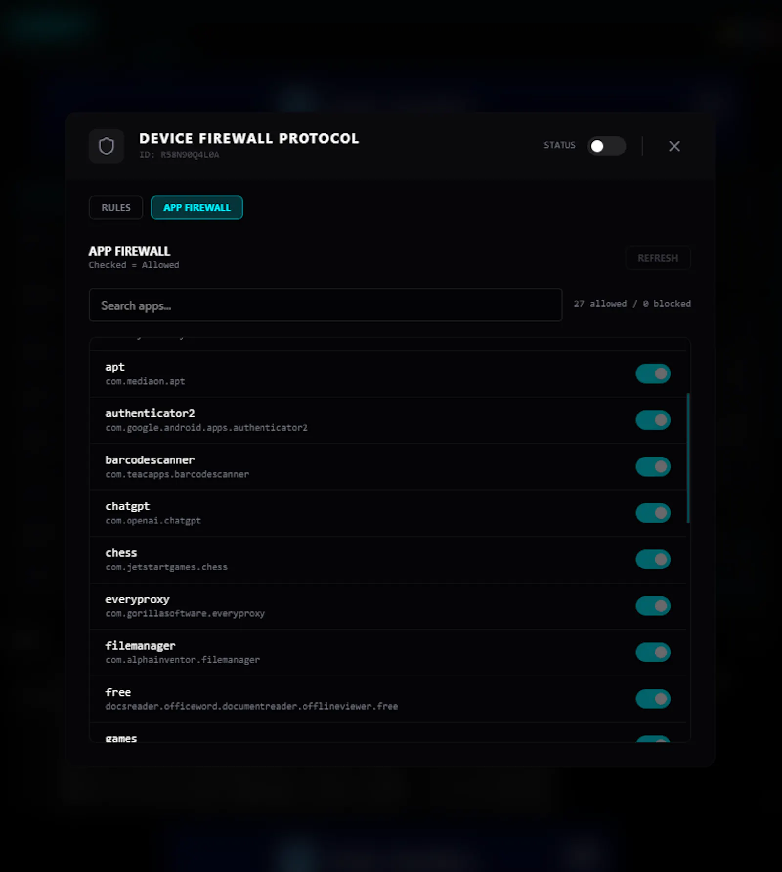 USBNET screenshot 3