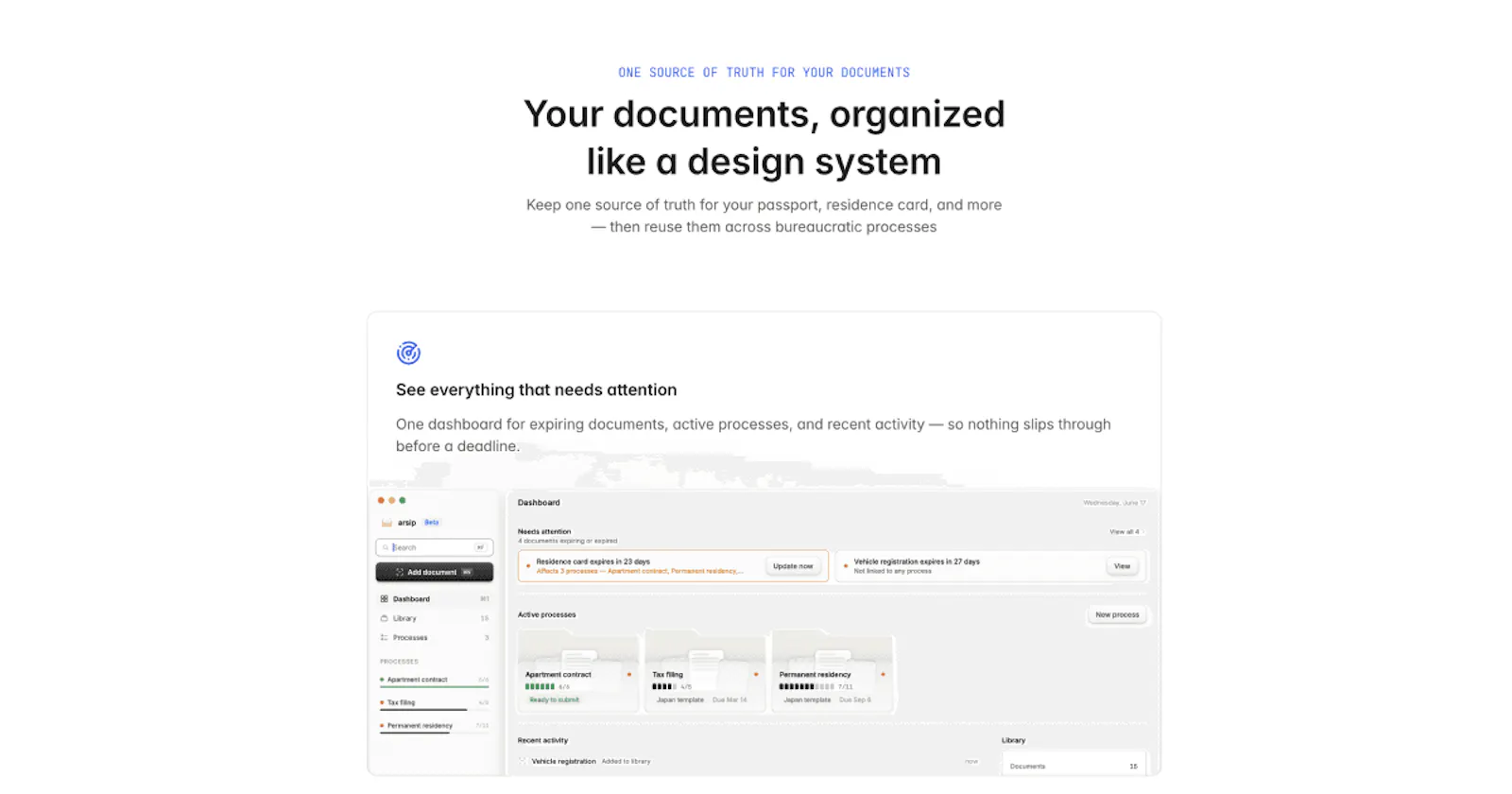 arsip — Paperwork Organizer screenshot 1
